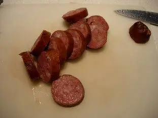 Saucisse et pommes Duchesse, fondue de Mont-D'or : Étape 7