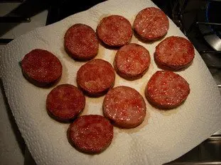 Saucisse et pommes Duchesse, fondue de Mont-D'or : Étape 8