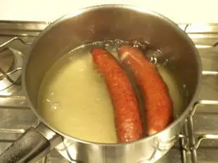 Galettes saucisse : Étape 1