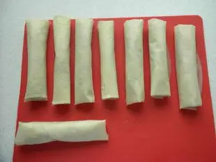 Rouleaux croustillants aux épinards : Étape 9
