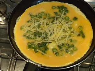 Omelette aux asperges vertes : Étape 5
