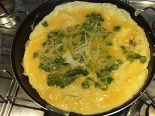 Omelette aux asperges vertes : Étape 6