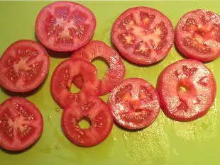 Omelette aux tomates : Étape 1