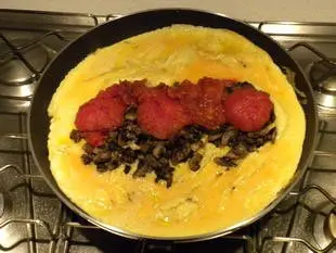 Omelette aux tomates : Étape 12