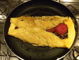 Omelette aux tomates : Étape 13