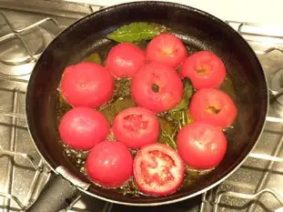 Oeufs aux tomates : Étape 4
