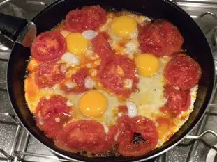 Oeufs aux tomates : Étape 8