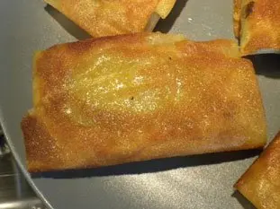 Brick aux champignons et poulet : Étape 12