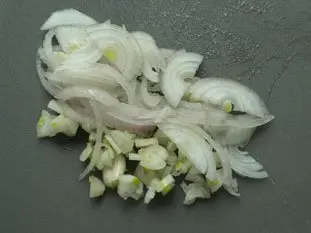 Brick aux champignons et poulet : Étape 2