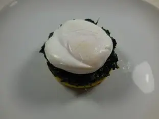 Polenta aux épinards et oeuf mollet : Étape 14