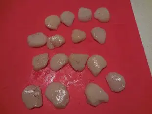 Galettes Saint-Jacques et poireaux : Étape 1