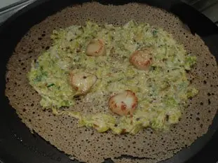 Galettes Saint-Jacques et poireaux : Étape 5