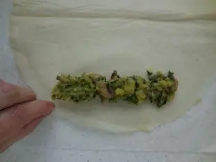 Brick pommes de terre et champignons : Étape 7