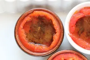 Oeufs en coque de tomate : Étape 5