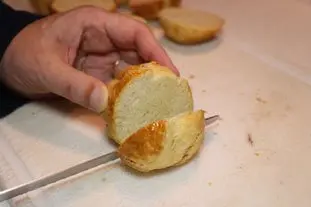 Oeufs en coque de brioche : Étape 7