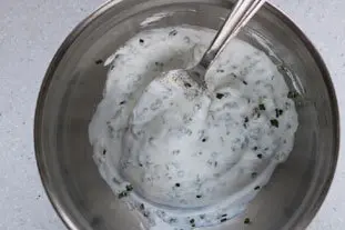 Gaufres de pommes de terre au saumon fumé : Étape 1