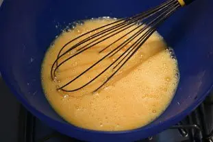 Oeufs rabattus aux poireaux : Étape 3