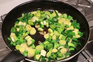 Oeufs rabattus aux poireaux : Étape 5