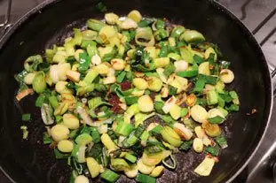 Oeufs rabattus aux poireaux : Étape 6