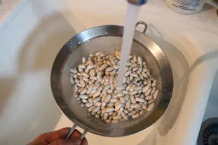 Saucisses aux mogettes : Étape 2