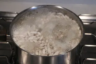 Saucisses aux mogettes : Étape 3