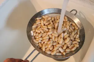 Saucisses aux mogettes : Étape 4