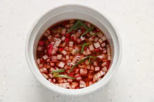 Têtes de champignons aux rillettes : Étape 2