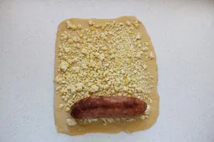 Saucisse de Morteau briochée-roulée : Étape 5