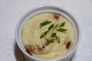 Moelleux de chou-fleur en ramequins