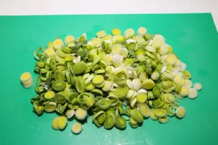 Volaille poireaux-Tandoori : Étape 1