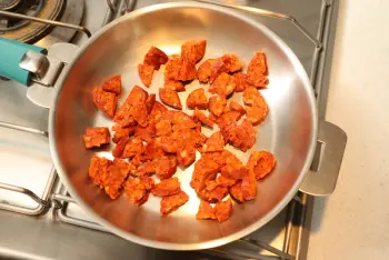 Cake au chorizo, olives et tomates confites : Étape 2