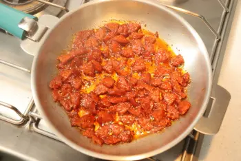 Cake au chorizo, olives et tomates confites : Étape 3