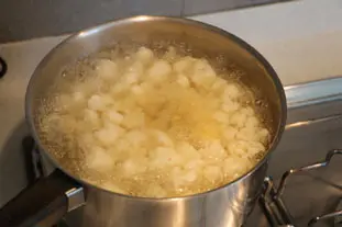 Purée de chou fleur et pois chiche : Étape 2