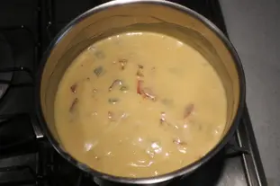 Artichauts violets gratinés en Mornay : Étape 10