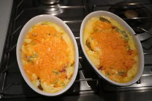 Artichauts violets gratinés en Mornay : Étape 14