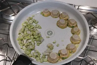 Artichauts violets gratinés en Mornay : Étape 6