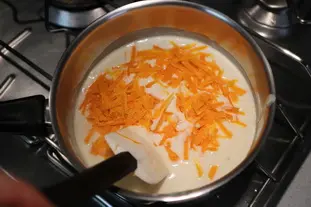 Artichauts violets gratinés en Mornay : Étape 9