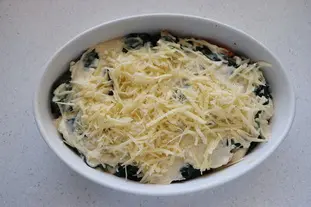 Gratin d'épinards et poulet épicé : Étape 12