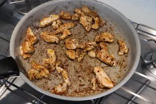 Gratin d'épinards et poulet épicé : Étape 3