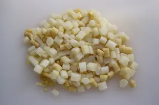Gratin d'asperges et épinards : Étape 1