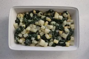 Gratin d'asperges et épinards : Étape 4