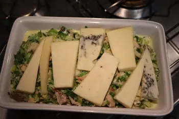 Gratin de poireaux au Morbier : Étape 11