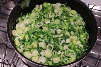 Gratin de poireaux au Morbier : Étape 5