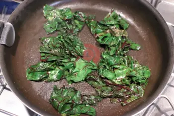 Gratin de fanes de betteraves et pommes de terre : Étape 3