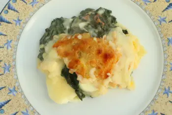 Parmentier d'épinards