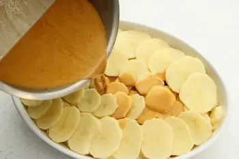 Gratin de pommes de terre aux morilles et vin jaune : Étape 20