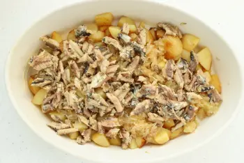 Gratin de sardines aux pommes de terre : Étape 9