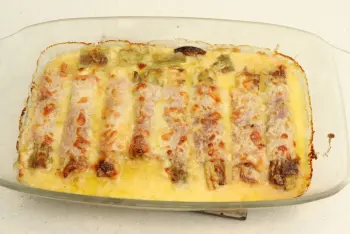 Poireaux au jambon : Étape 15