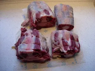 Parmentier de queue de boeuf : Étape 1