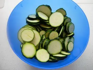 Gratin de courgette : Étape 2